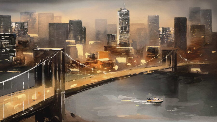 Puente sobre una ciudad Puente sobre una ciudad