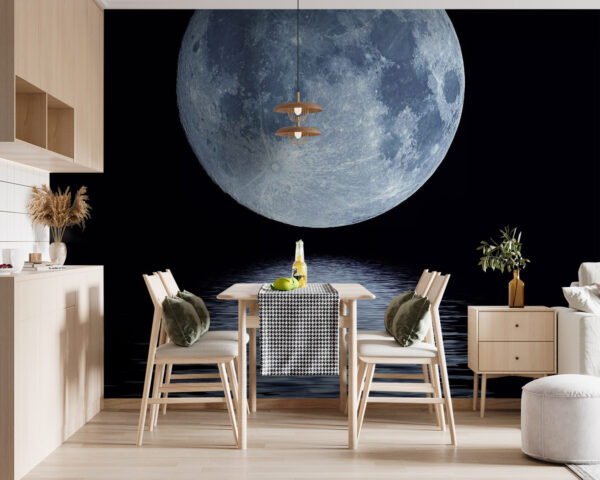 Luna llena sobre el agua Luna llena sobre el agua