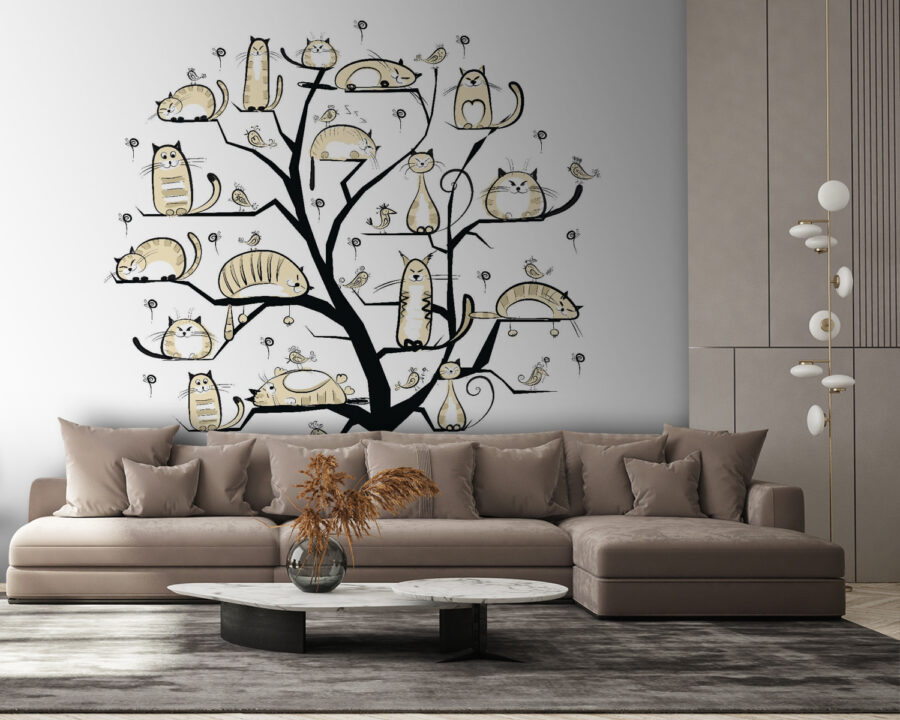 Árbol con gatos Árbol con gatos