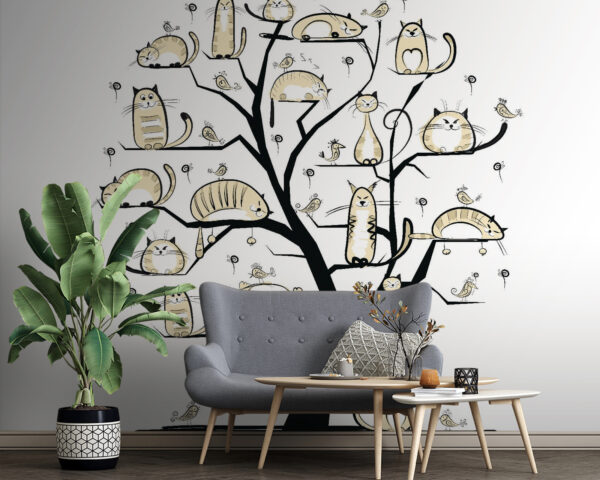 Árbol con gatos Árbol con gatos