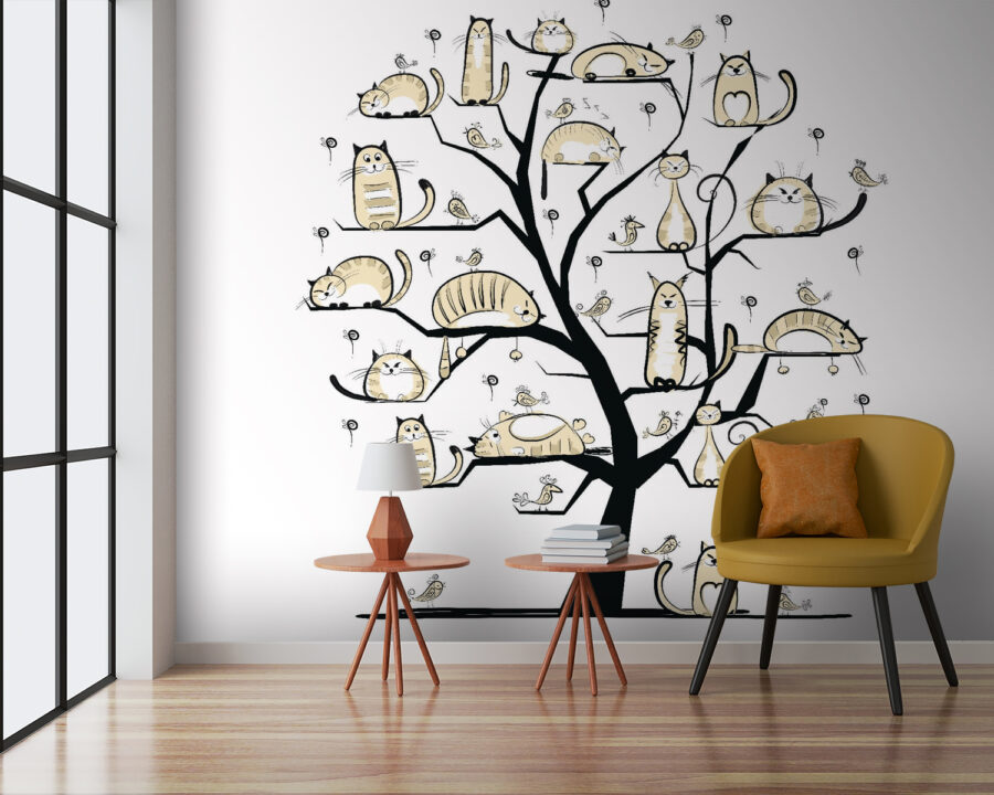 Árbol con gatos Árbol con gatos