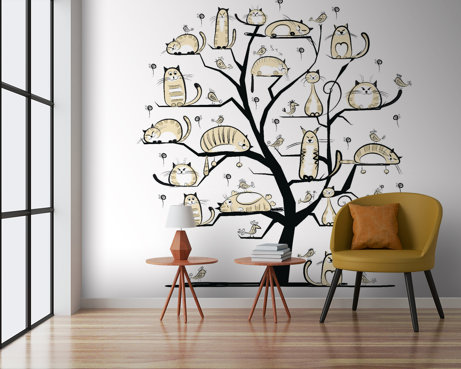 Árbol con gatos u54856pig3m - Árbol con gatos - tegory