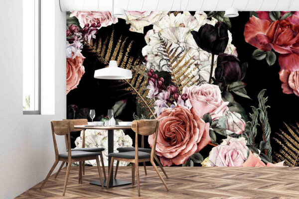 Motivo floral de flores Motivo floral de flores