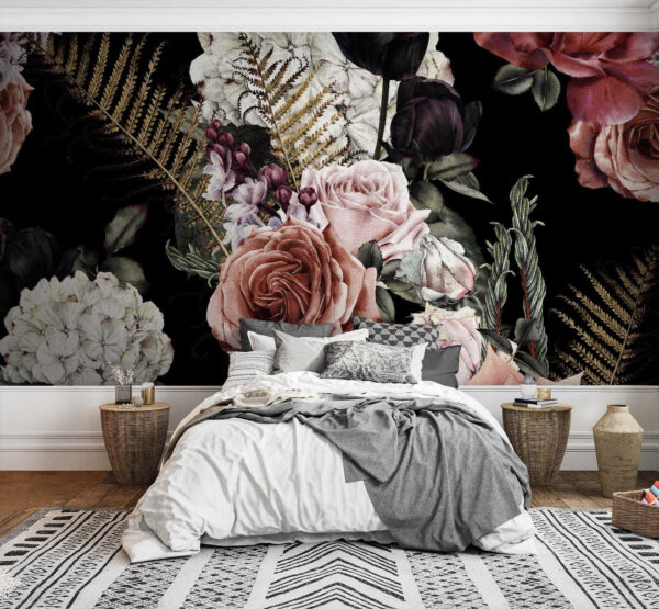 Motivo floral de flores Motivo floral de flores