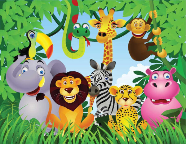 u53685p 600x464 - Grupo de animales en la selva - tegory