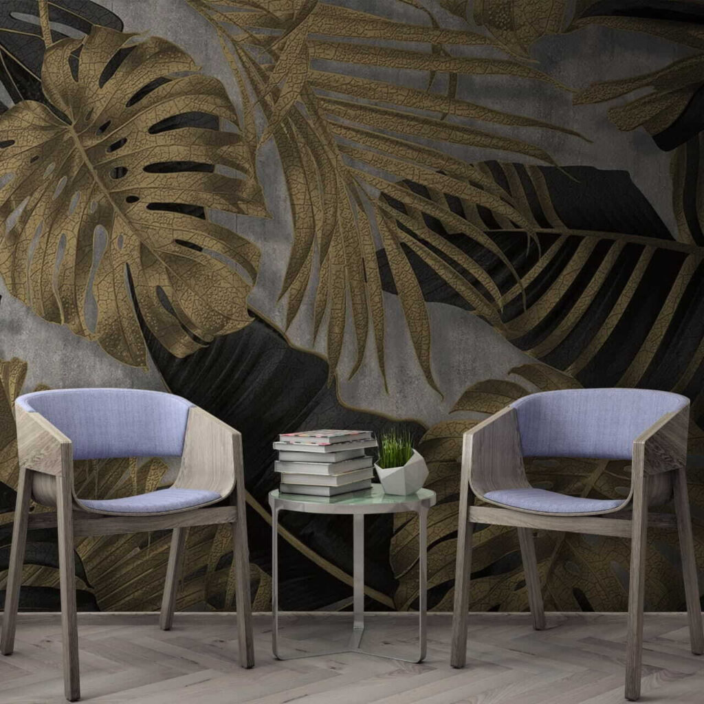 u53280piw1 1024x1024 - Elegante follaje tropical sobre un fondo texturizado - tegory