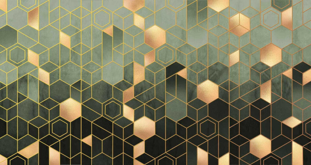 Patrón de hexágonos y cuadrados Patrón de hexágonos y cuadrados