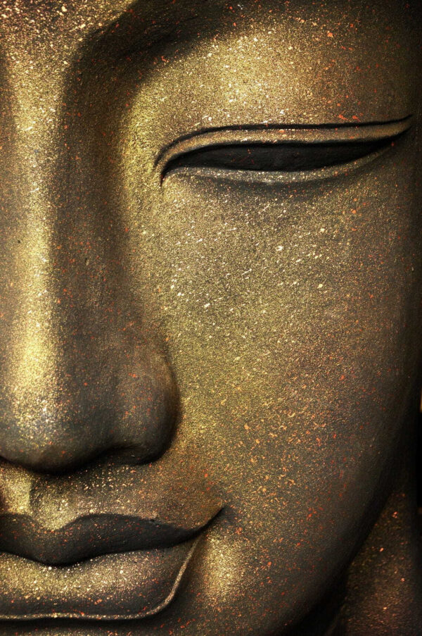 Tranquil expression of inner peace