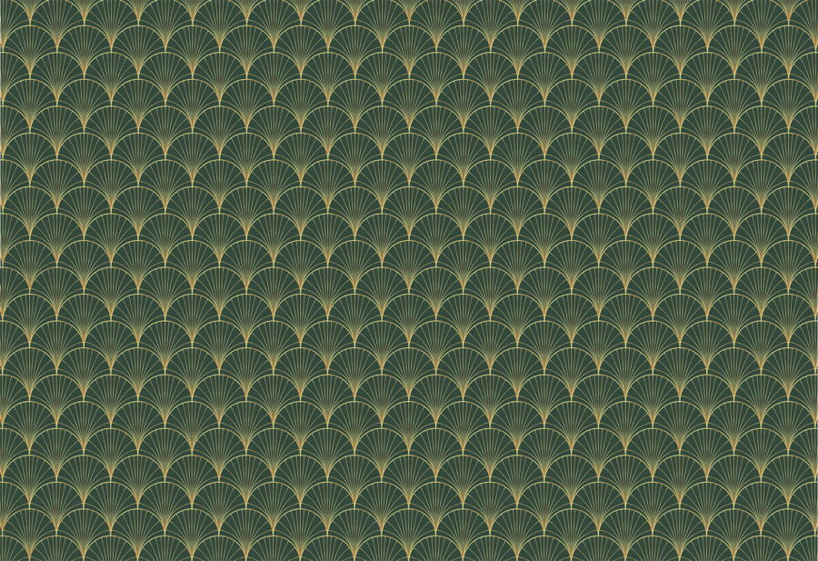 Motivo verde y amarillo