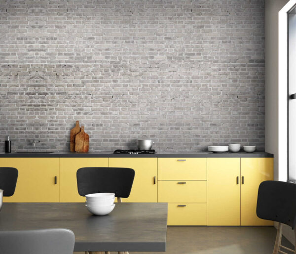 Pared de ladrillo blanco con ladrillos grises Pared de ladrillo blanco con ladrillos grises