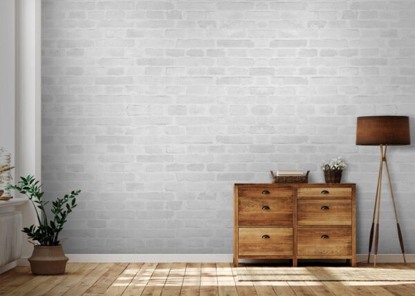 Muro de ladrillo blanco con muchos ladrillos rectangulares Muro de ladrillo blanco con muchos ladrillos rectangulares