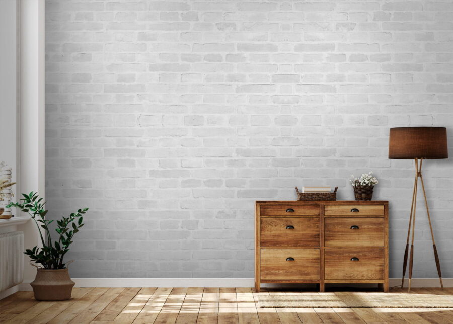 Muro de ladrillo blanco con muchos ladrillos rectangulares Muro de ladrillo blanco con muchos ladrillos rectangulares