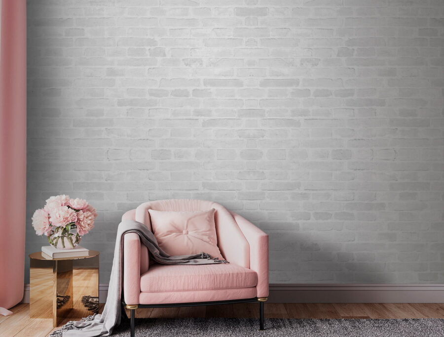 Muro de ladrillo blanco con muchos ladrillos rectangulares Muro de ladrillo blanco con muchos ladrillos rectangulares