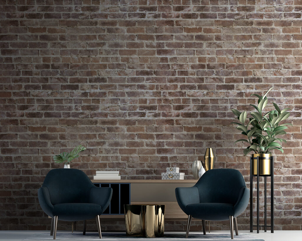 Brick wall with many bricks Brick wall with many bricks