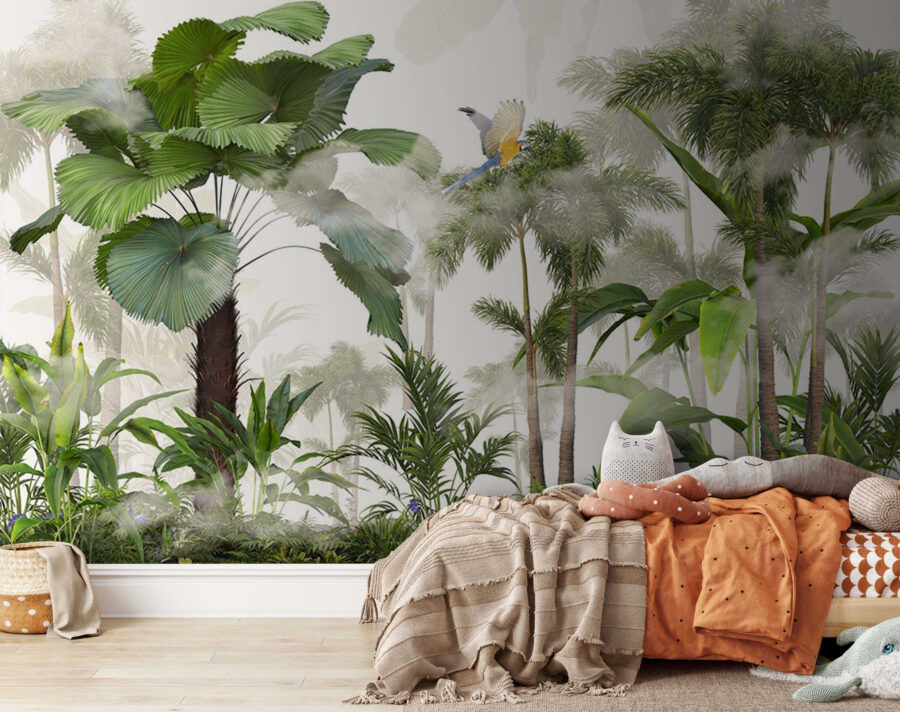 Grupo de árboles y plantas