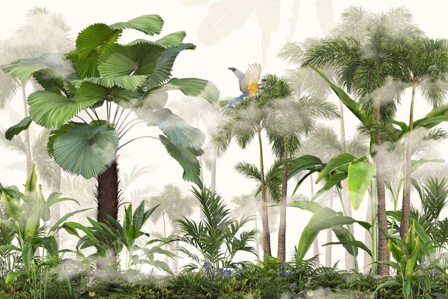 Grupo de árboles y plantas