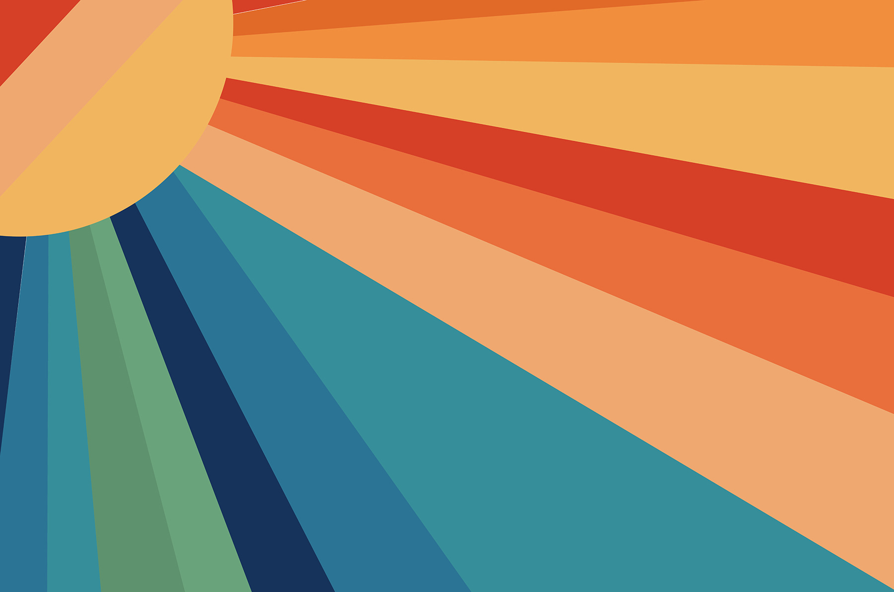 Sun with many colors