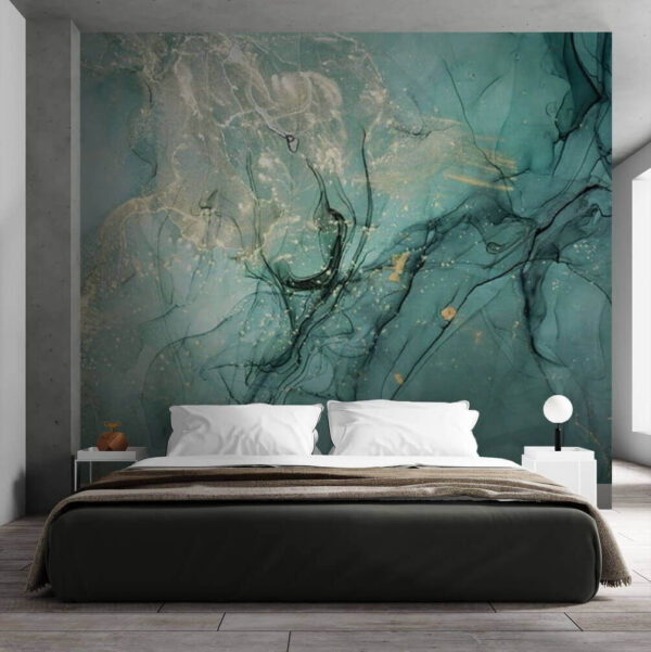 Arte abstracto fluido en tonos relajantes Arte abstracto fluido en tonos relajantes