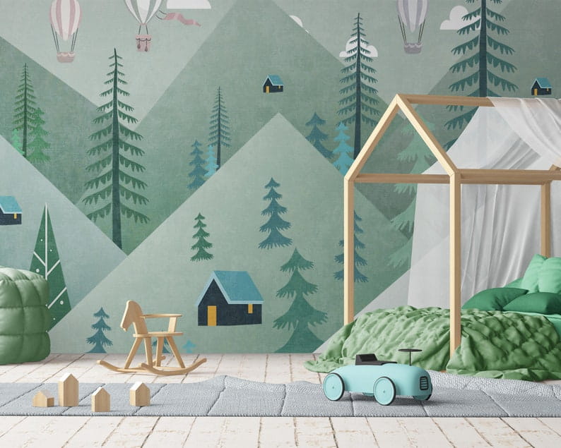 u51241pir3 - Paisaje con árboles y globos aerostáticos - tegory