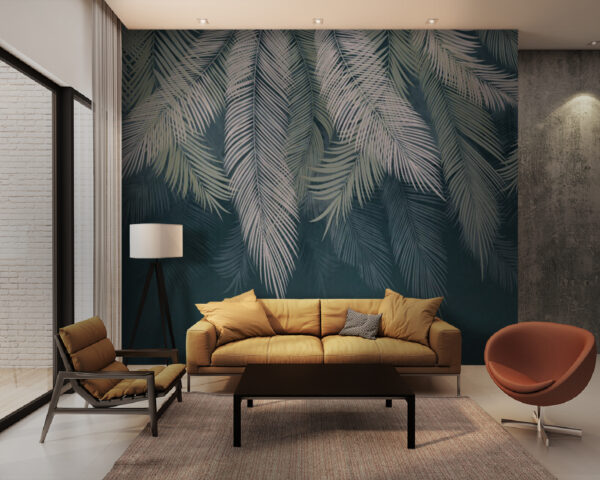 Group of palm leaves