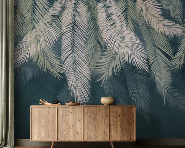 Group of palm leaves