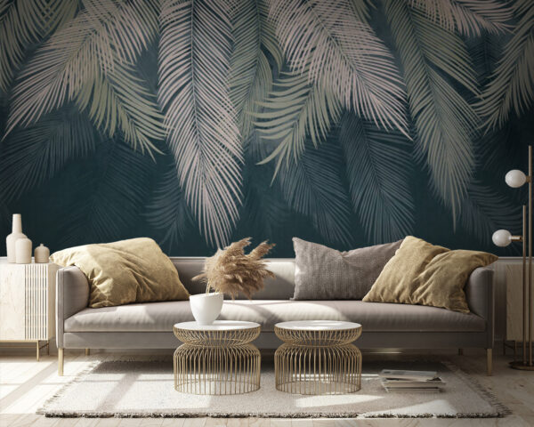 Group of palm leaves