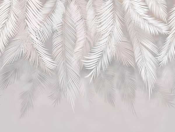 Hojas blancas sobre fondo gris Hojas blancas sobre fondo gris