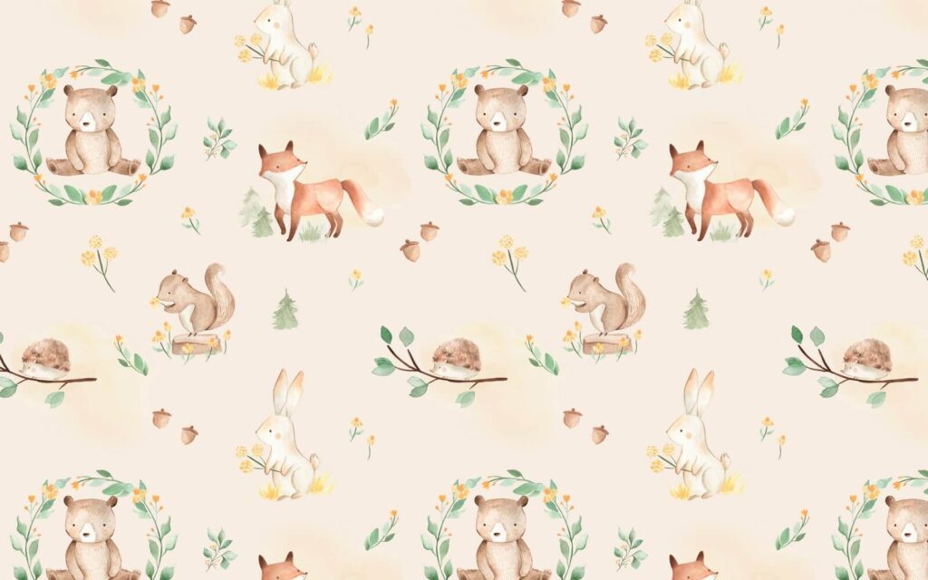 Patrón de animales y plantas Patrón de animales y plantas