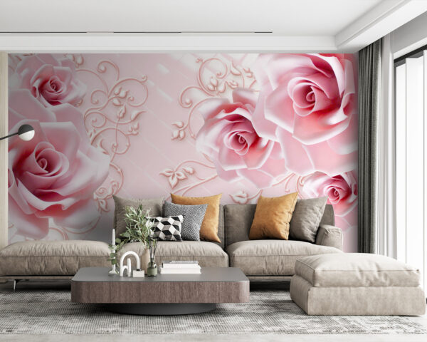 Delicadas rosas sobre un fondo suave Delicadas rosas sobre un fondo suave