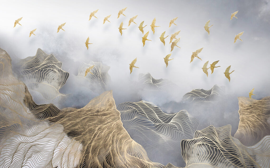 Pájaros volando en el cielo Pájaros volando en el cielo