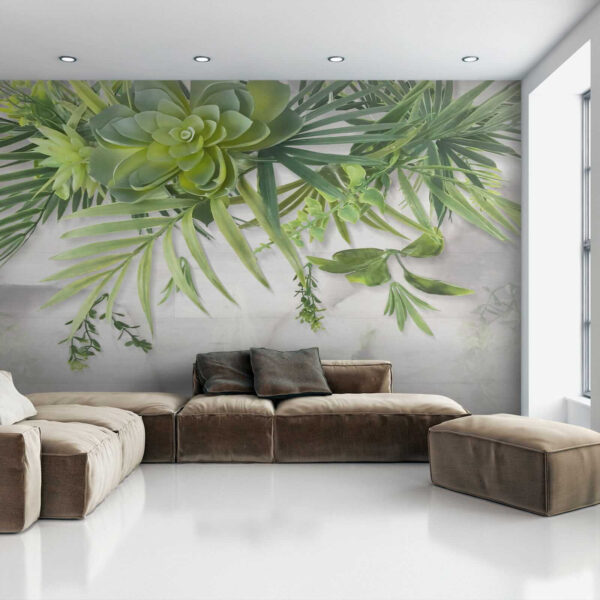 Planta verde con hojas Planta verde con hojas