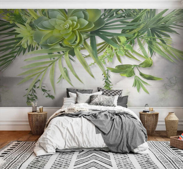 Planta verde con hojas Planta verde con hojas