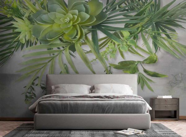 Planta verde con hojas Planta verde con hojas