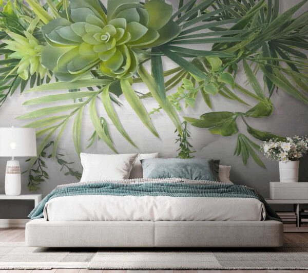 Planta verde con hojas Planta verde con hojas