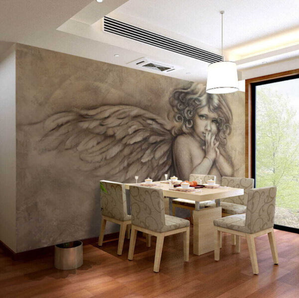 Pintura de un ángel bebé Pintura de un ángel bebé