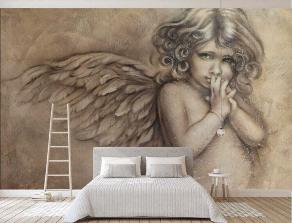 Pintura de un ángel bebé Pintura de un ángel bebé