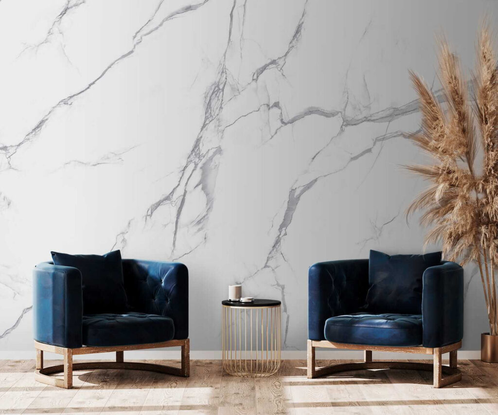 White marble with cracks White marble with cracks