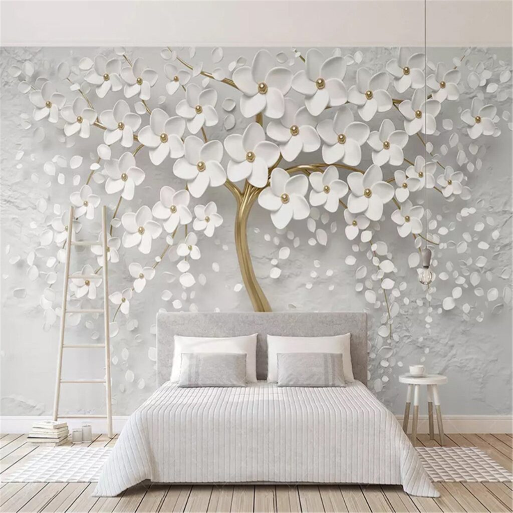 Árbol con flores y hojas blancas u37065pib1m 1024x1024 - Árbol con flores y hojas blancas