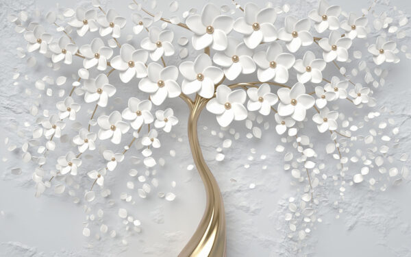Árbol con flores y hojas blancas u37065p 600x375 - Árbol con flores y hojas blancas