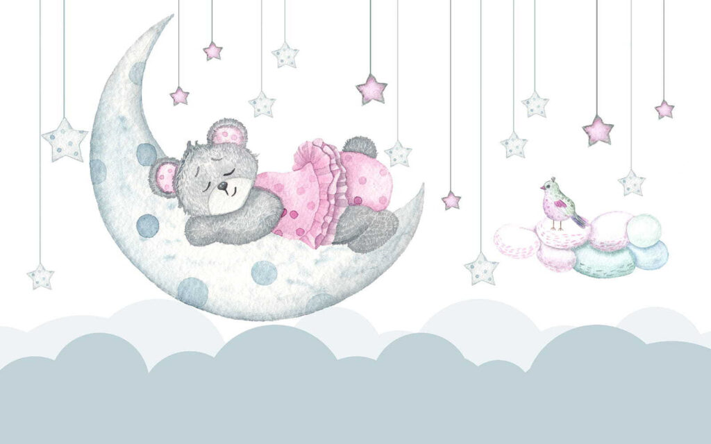 Osito durmiendo en la luna Osito durmiendo en la luna