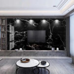 Fotomurales Mármol blanco y negro