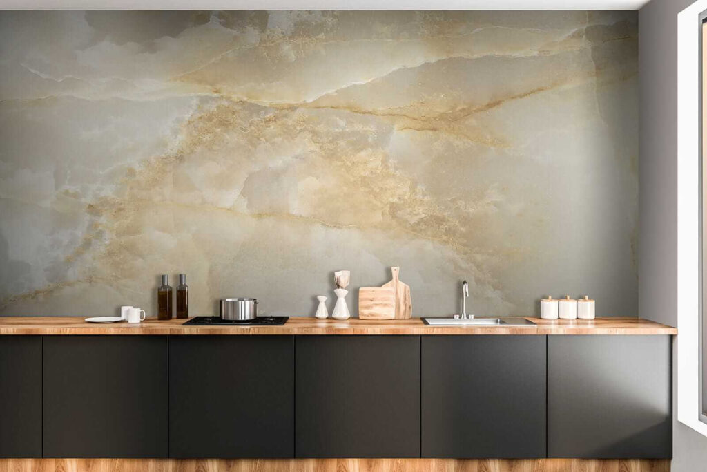 Soft hues blend in natural patterns