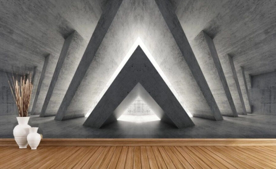 Habitación con estructura triangular Habitación con estructura triangular