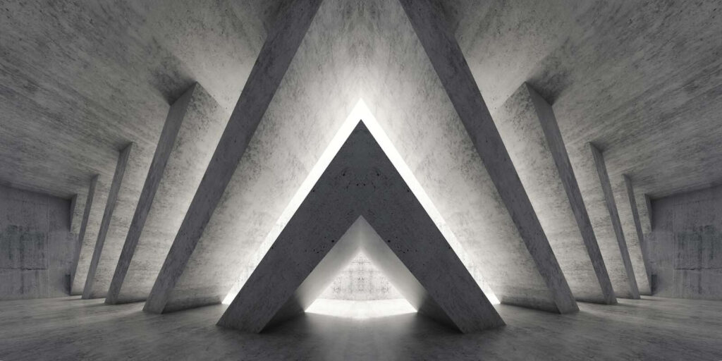 Habitación con estructura triangular Habitación con estructura triangular