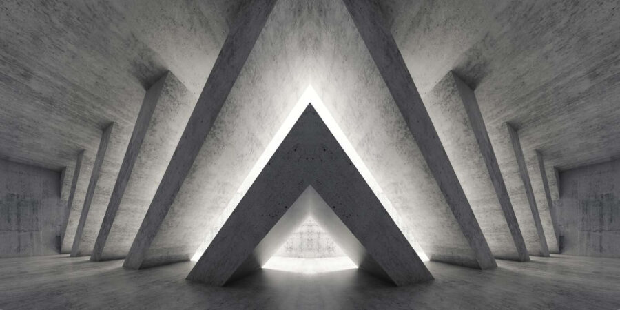 Habitación con estructura triangular Habitación con estructura triangular