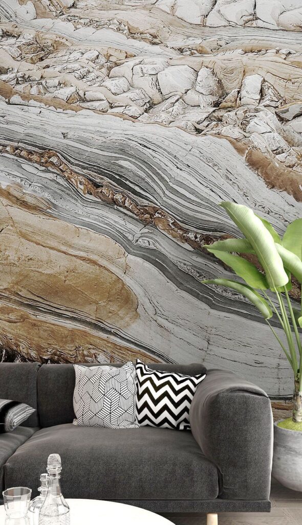Striking patterns in natural stone