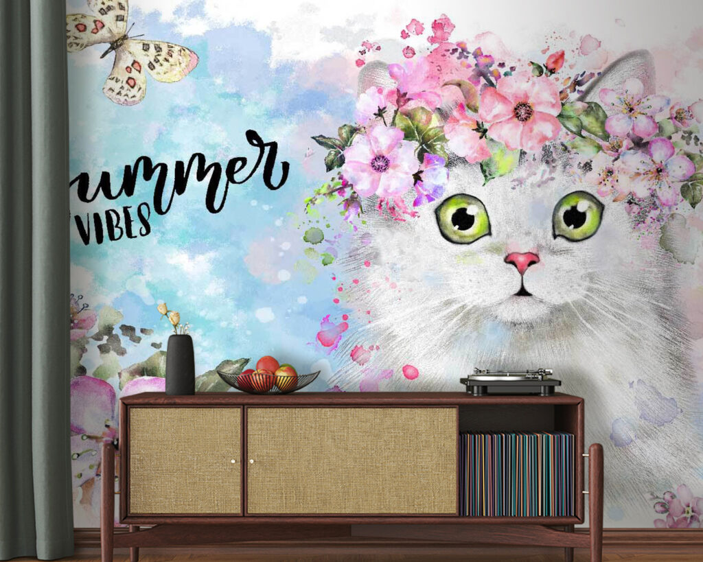 Gato con flores en la cabeza u30547pig20m 1024x819 - Gato con flores en la cabeza - tegory