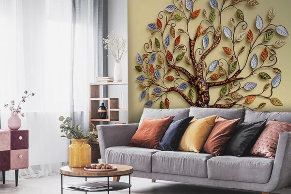 Árbol con hojas de colores Árbol con hojas de colores
