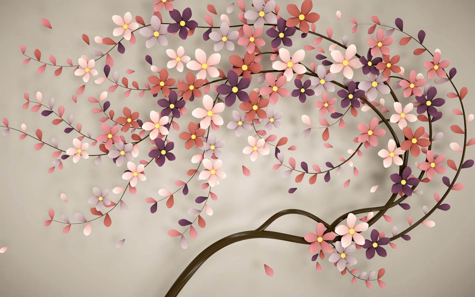 u30093p - Árbol con flores - tegory