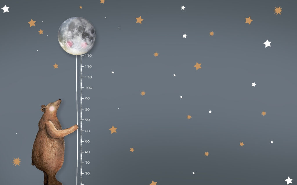 Oso que sostiene una luna Oso que sostiene una luna